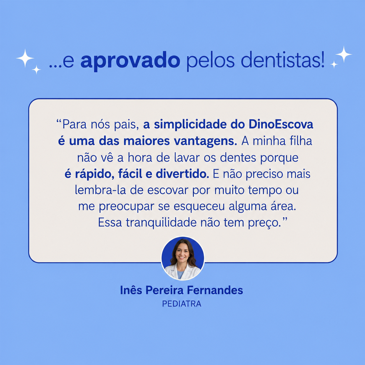 DinoEscova - Escova de dentes elétrica para crianças