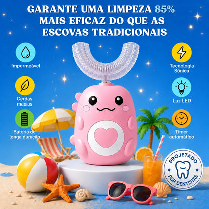 DinoEscova - Escova de dentes elétrica para crianças